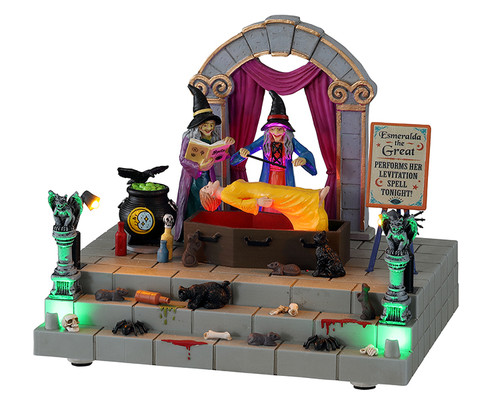 14825 - Esmeralda the Great, Battery-Operated (4.5-Volt) - Lemax Spooky Town Halloween Village Accessories