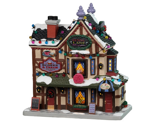 25875 - Penny Lane Shoppes - Lemax Caddington Village Christmas Houses & Buildings