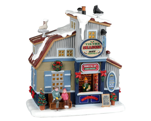25883 - Tis the Season Skate Rentals - Lemax Caddington Village Christmas Houses & Buildings