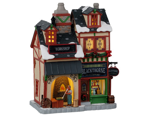 25887 - Blackthorne Glassworks - Lemax Caddington Village Christmas Houses & Buildings