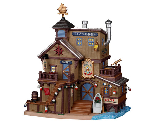 25907 - The Salty Sea Dog Tavern - Lemax Plymouth Corners Christmas Village Houses & Buildings