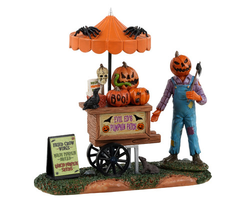 33611 - Pumpkin Patch Vendor - Lemax Spooky Town Accessories