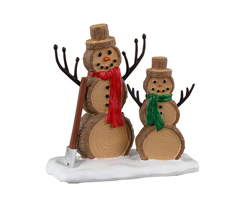 34095 - Log Snowmen - Lemax Misc. Accessories