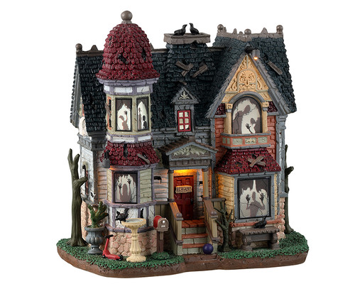 35004 - The House of Shadows, Battery-Operated (4.5-Volt) - Lemax Spooky Town Houses