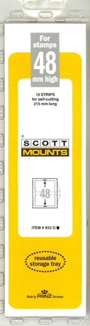 48 MM x 215 MM STRIP CLEAR MOUNT (15 MOUNTS)