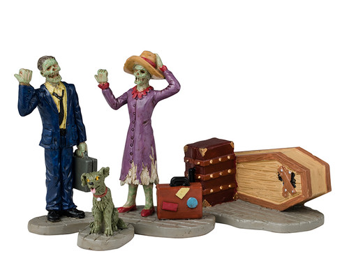 42302 - Going Our Way?, Set of 4 - Lemax Spooky Town Figurines