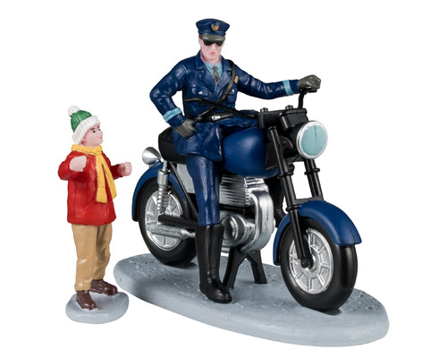 42320 - Police Officer, Set of 2 - Lemax Christmas Village Figurines