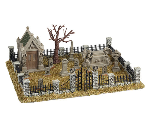 43707 - Haunted Souls Graveyard, Set of 14 - Lemax Spooky Town Accessories