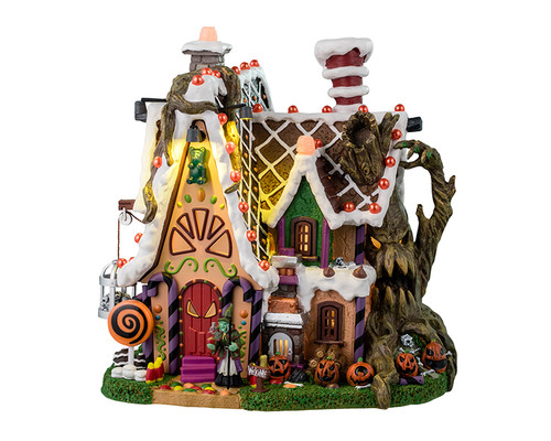 45204 - The Candy Witch Cottage, Battery-Operated (4.5-Volt) - Lemax Spooky Town Houses