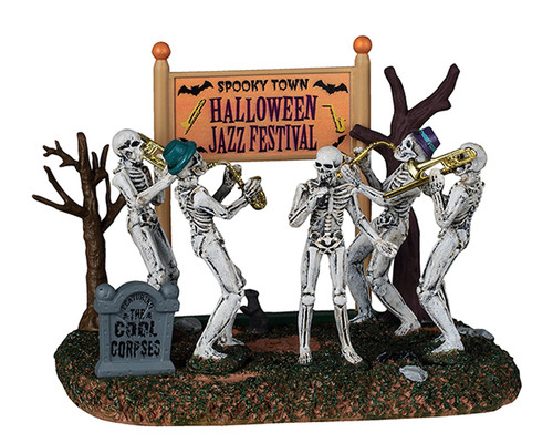 53735 - Spooky Town Halloween Jazz Festival - Lemax Spooky Town Accessories