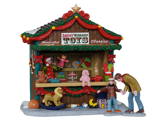 53737 - Santa's Workshop Toys, Set of 3 - Lemax Table Pieces