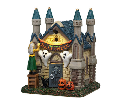 54438 - Dreary Decorations, AC Adaptable - Lemax Spooky Town Accessories