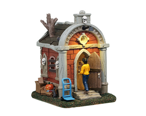 54439 - Crypt Move In, AC Adaptable - Lemax Spooky Town Accessories
