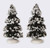 44234 - Evergreen Tree, Set of 2, Small - Lemax Christmas Village Trees