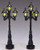 34902 -  Old English Street Lamps Battery-Operated (4.5v) - Lemax Christmas Village Misc. Accessories