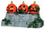 44750 - Evil Pumpkins  - Lemax Spooky Town Halloween Village Accessories