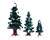 84407 - Christmas Evergreen Tree, Set of 3 - Lemax Misc. Accessories