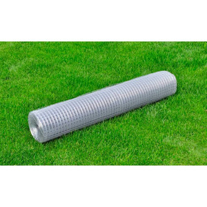  Chicken Wire Fence Galvanized Steel 82'x3.3'Silver A949-140432