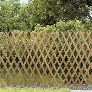  Expandable Trellis Fence 2 pcs 39.37 x 41.34 in Bamboo A949-42028067