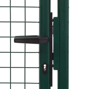  Fence Gate Steel 39.4x49.2" Green A949-145733