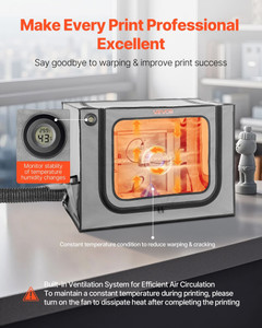 3D Printer Enclosure with Ventilation, Dustproof Waterproof Large Size 600D Oxford Cloth 3D Printer E415-3DDYJZRTWQYT5XSNQ001V9