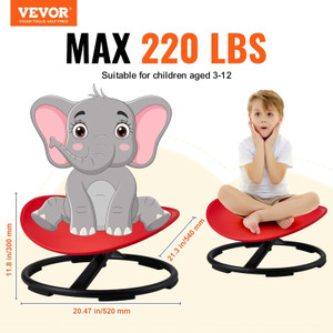 Kids Swivel Chair, 220 LBS Capacity, Sensory Spinning Chair, Autistic Kids Sensory Toy Chair with N E415-ETZYYXHS100KRKG1WV0