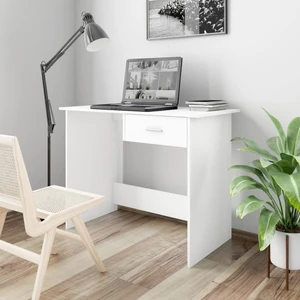 Desk White 39.4"x19.7"x29.9" Engineered Wood A949-800549