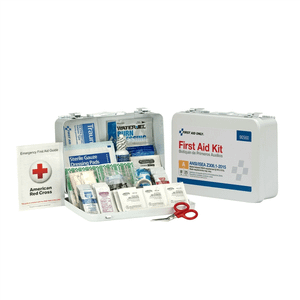 First Aid Only 25 Person First Aid Kit ANSI A  Metal Case T398-FAO90560