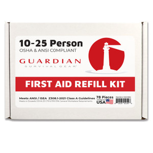 Guardian 10-25 Person First Aid Kit - Refill Q491-GSG3682