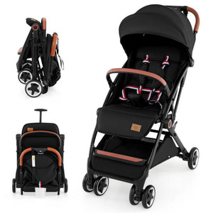 Lightweight Aluminium Frame Baby Stroller with Net-Black - Color: Black D681-BC10145BK