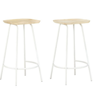 Bar Stools 2 pcs Solid Mango Wood A949-320649