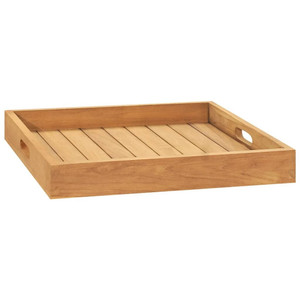 Serving Tray 19.7"x19.7" Solid Wood Teak A949-315457