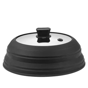  Microwave Splatter Cover & Mat, 10.8" Collapsible Microwave Lid for Food, 500F Heat-Resistant Sili E415-WBLBGKZDBLGJK91U7V0