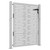  Garden Gate 39.4x49.2" Corten Steel Square Design A949-153252
