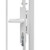  Garden Gate Steel 39.4"x68.9" White A949-143064