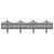  Lawn Edgings 17 pcs Anthracite 32.8'PP A949-314682