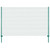  Wire Mesh Fence with Posts Steel 82'x6.6'Green A949-144607