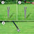  Chain Link Fence with Posts Spike Steel 2.6ftx82ft A949-140753
