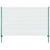  Wire Mesh Fence with Posts Steel 82'x6.6'Green A949-144617