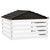  Robotic Lawn Mower Garage Black and White 30.7"x29.1"x21.3" Firwood A949-315300