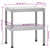  BBQ Oven Smoker with Table Galvanized Steel A949-3187617