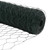  Hexagon Fence 5.25 x 328.08 ft PVC Green A949-42005476