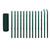  Euro Fence Steel 82ftx3.9ft Green A949-140570