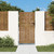  Garden Gate 33.5x68.9" Corten Steel Square Design A949-153248