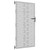  Garden Gate 33.5x68.9" Corten Steel Square Design A949-153248