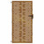  Garden Gate 33.5x68.9" Corten Steel Square Design A949-153248