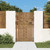  Garden Gate 39.4x68.9" Corten Steel Square Design A949-153254