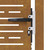  Garden Gate 39.4x68.9" Corten Steel Square Design A949-153254