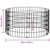  Circular Gabion Pole Galvanized Steel 39.4"x19.7 A949-152017