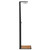  Outdoor Shower Black 19.7"x21.7"x88.2" Poly Rattan and Acacia Wood A949-368206